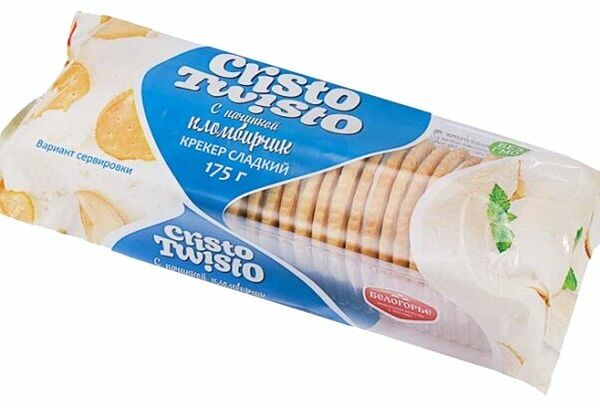 Крекер Cristo twisto со вкусом пломбира