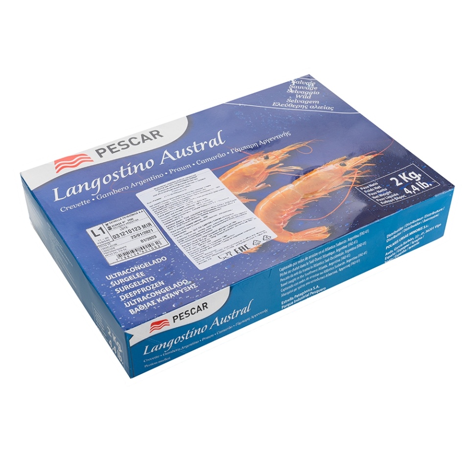 

Креветка Pescar Аргентинская целая калибр 10-20 2 кг