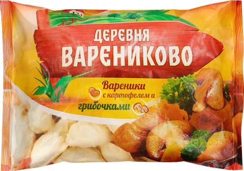 Вареники Деревня Варениково с картофелем и грибами