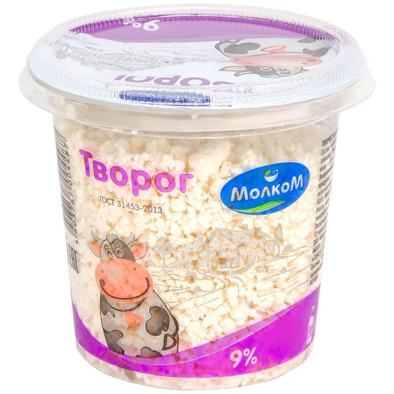 

Творог МолкоМ 9%