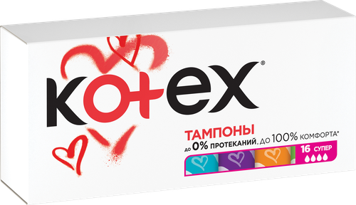 

Тампоны Kotex UltraSorb Супер 16 шт.