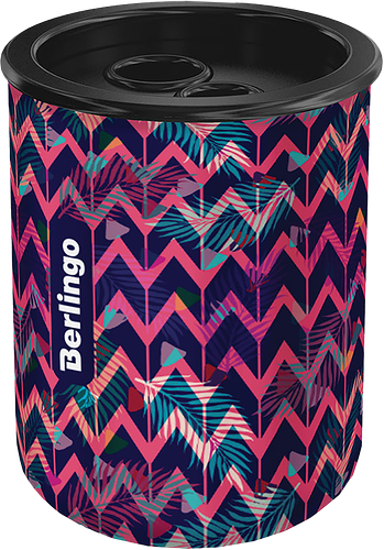 Точилка BERLINGO Funline металлическая, 2 отверстия, с контейнером, в ассортименте