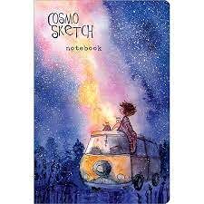Блокнот  Космоскетчи Летняя ночь  А6 96 л   твердая ламинированная обложка соффт3170