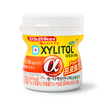 

Жевательная резинка LOTTE Xylitol прополис