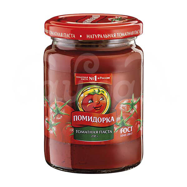 Томатная паста Помидорка 270гр ст/б