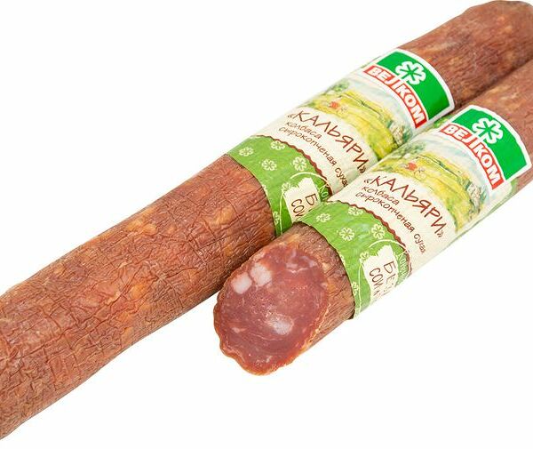 Колбаса сырокопчёная Велком Кальяри вес