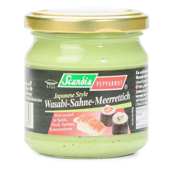 Хрен Scandia Pepparrot со сливками и васаби Erich Trapp GmbH & Co 190 г Германия