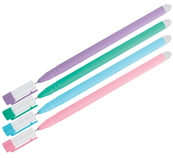 Ручка гелевая OfficeSpace Soda стираемая синяя, 0,5 мм