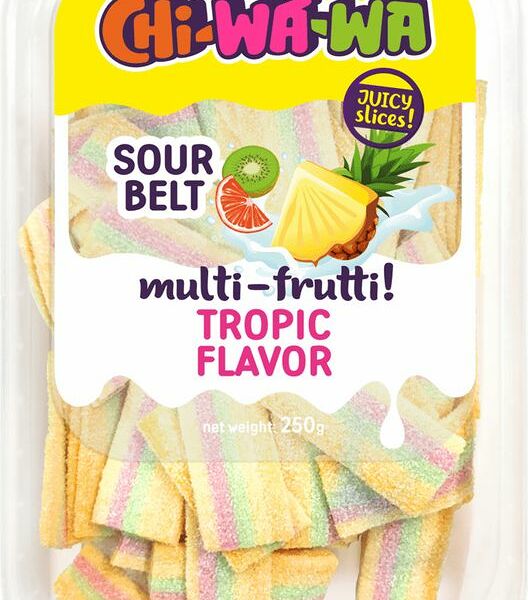 Мармелад Chi-Wa-Wa Minibox Тропик жевательный кислый 250г