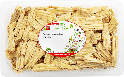 

Салат FRESH SECRET Спаржа соевая по-корейски вес до 200г