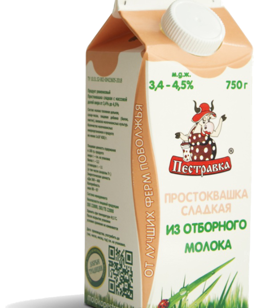 Простокваша Пестравка сладкая 4.5%