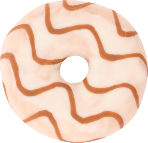 Донат Лента Fresh глазированный со вкусом карамели, 67г