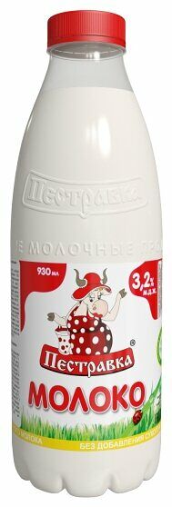 Молоко Пестравка, 3.2%