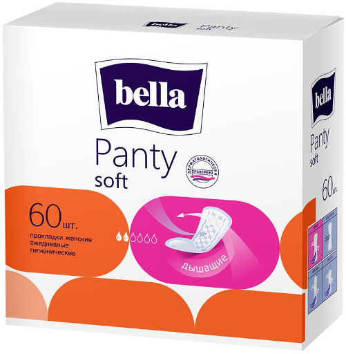 Прокладки ежедневные Bella Panty soft, 60 шт