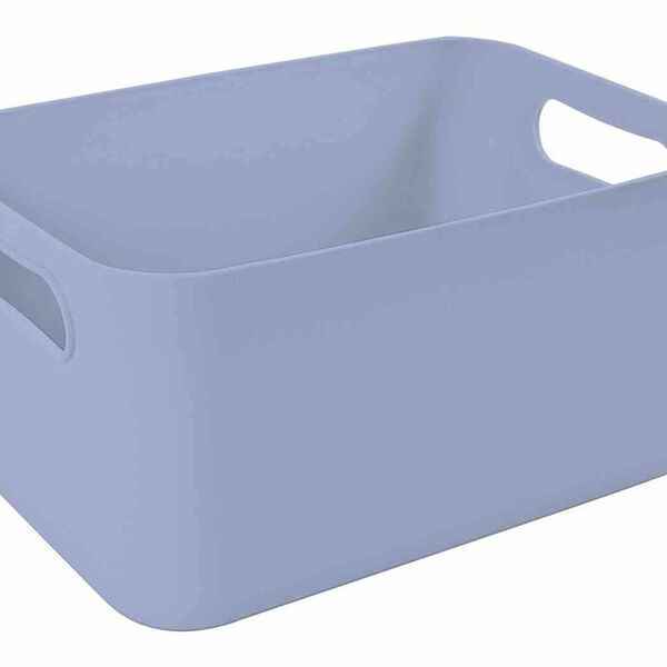 Корзина для хранения Архимед цвет: голубой, 23×15,5×12 см