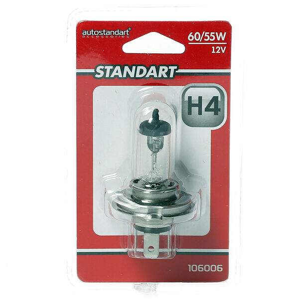 Лампа галогенная H4-12V ТМ Autostandart (Автостандарт)