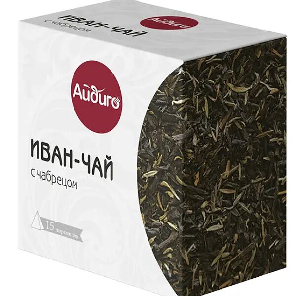Чай травяной Айдиго Иван-чай с чабрецом 15шт 30г
