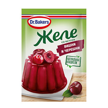 Желе Dr.Oetker со вкусом вишни и черешни