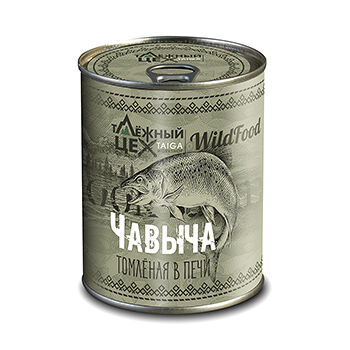 Чавыча, томлённая в печи, «Таёжный цех», 340 г, Россия