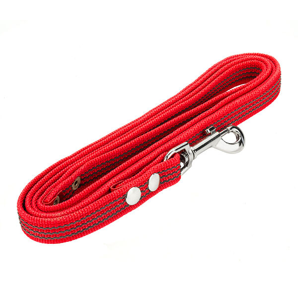 Поводок НРР латексный 20мм 2м красный для собак