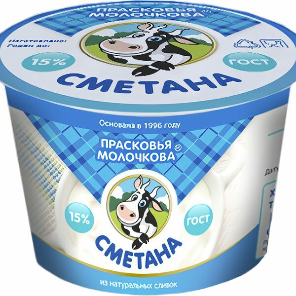 Сметана Прасковья Молочкова 15%