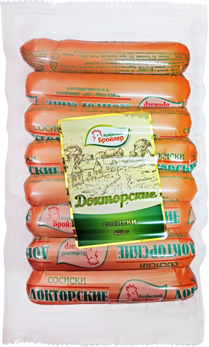 

Сосиски Кузбасский бройлер Докторские