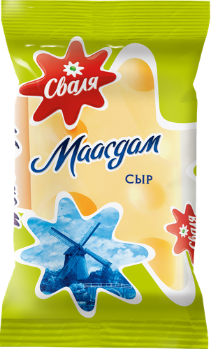 

Сыр Сваля Маасдам 45% без змж 180 г