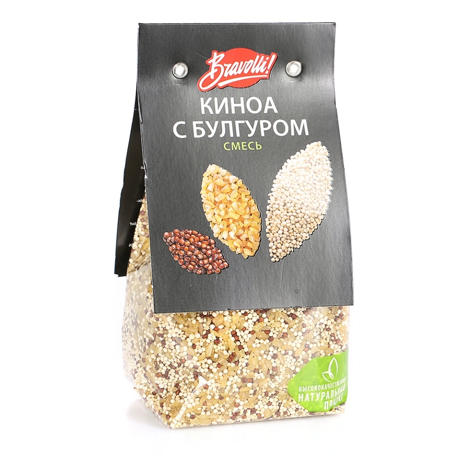 

Смесь круп Bravolli Киноа и Булгур 350 г
