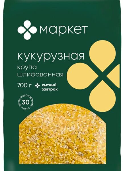 Крупа Маркет кукурузная шлифованная 700г