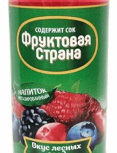 Напиток Фруктовая страна Вкус лесных ягод негазированный 0.5л