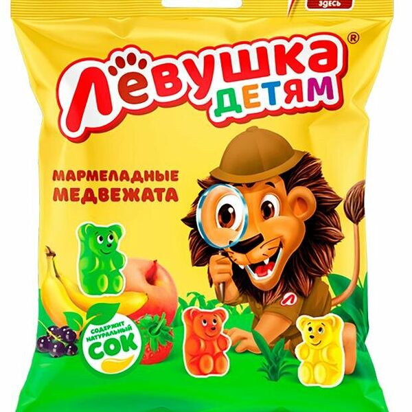 Мармелад Левушка детям медвежата