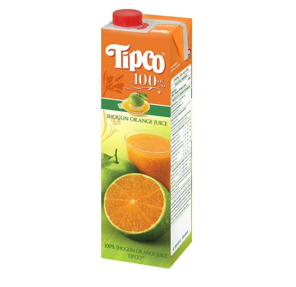 

Сок TIPCO апельсиновый прямого отжима 1л Tetra Pack Таиланд
