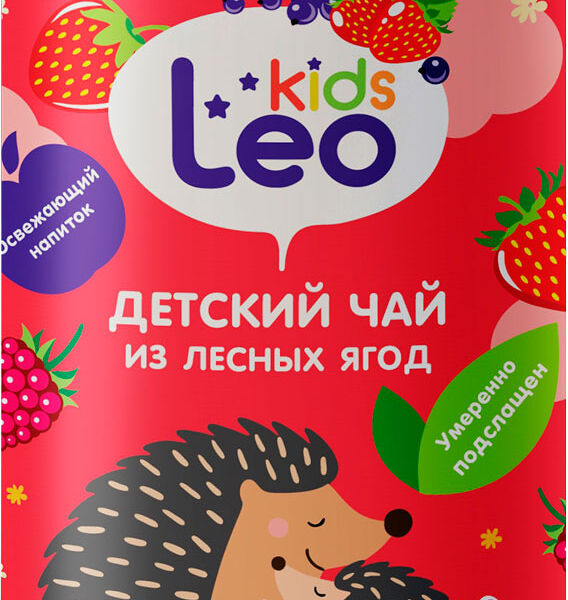 Чай детский Леовит Leo Kids Лесные ягоды гранулированный с 6 месяцев 200 г