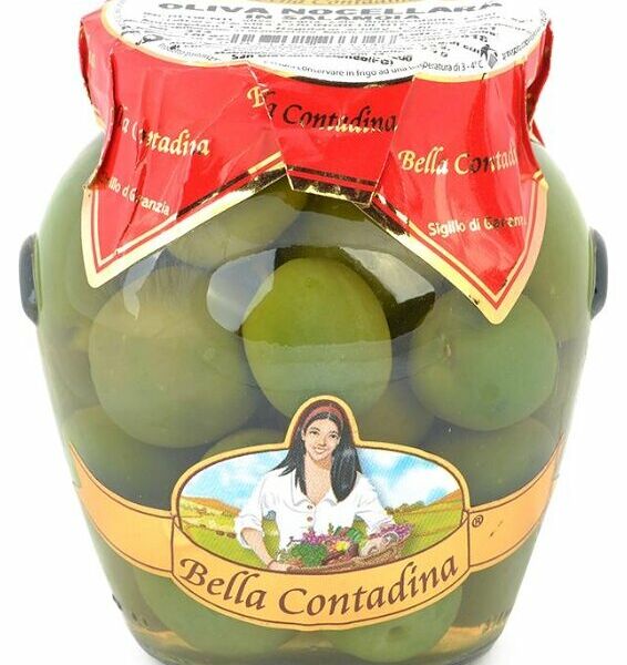 Оливки зеленые белла чериньола гигантские GGG, Bella Contadina