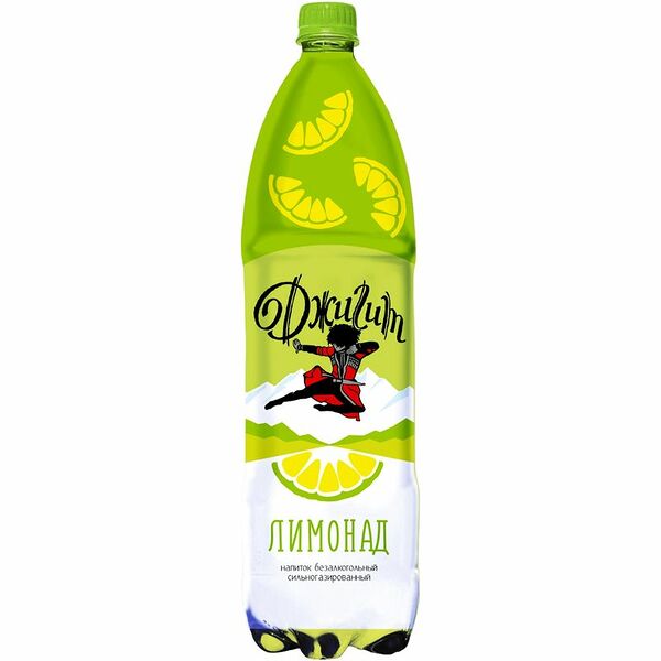 Напиток газированный Джигит Лимонад безалкогольный, 1.5 л
