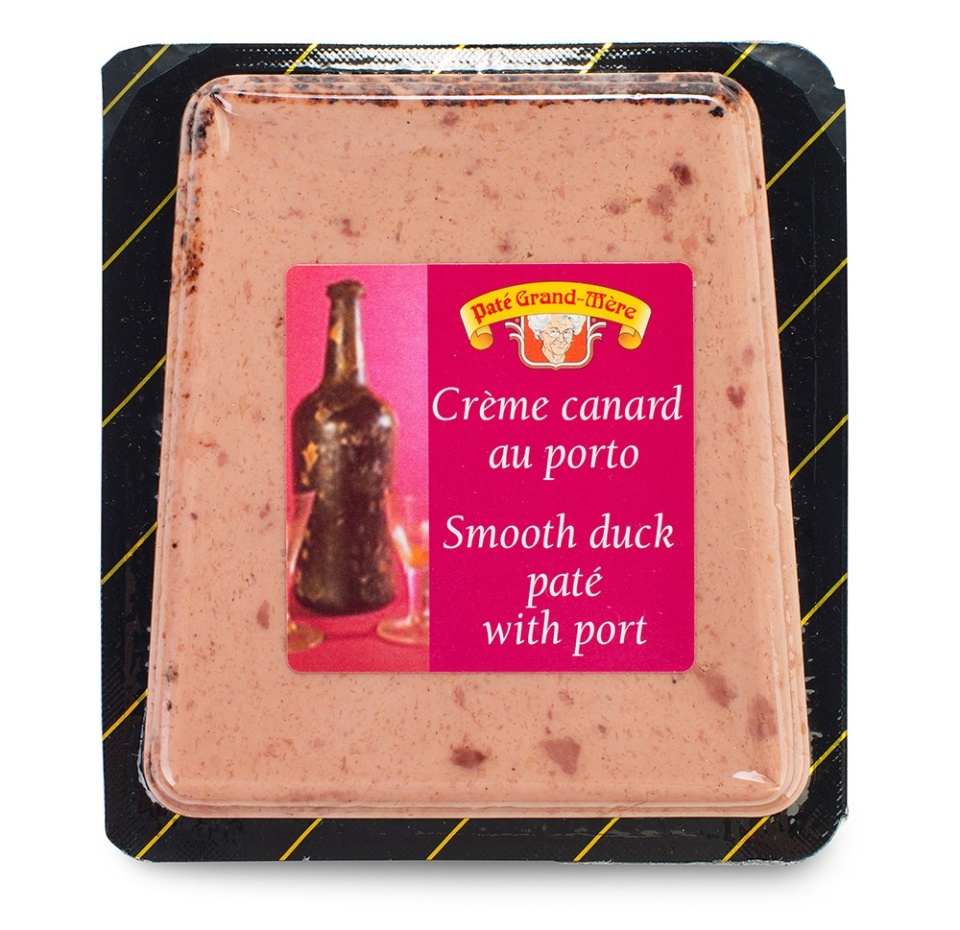 

Паштет Polca из утиной печени с портвейном, пластиковый лоток 125 г