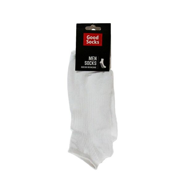 Мужские носки Good Socks трикотажные , M7 , р.27 , белые