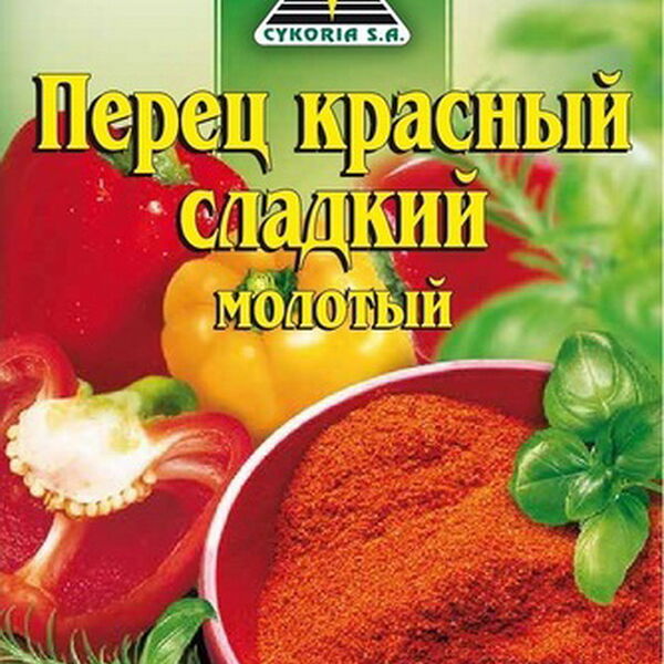Перец красный сладкий молотый Cykoria   пак. вес 20 г