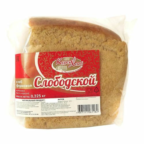 Хлеб Слободской форм половинка п/уп Курскхлеб