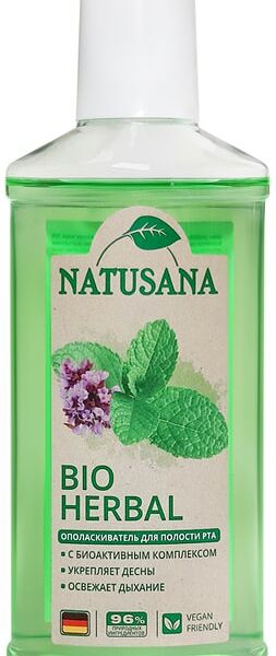 Ополаскиватель для полости рта Natusana Bio Herbal 250мл