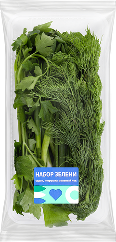 Набор зелени укроп петрушка и зеленый лук 75 г