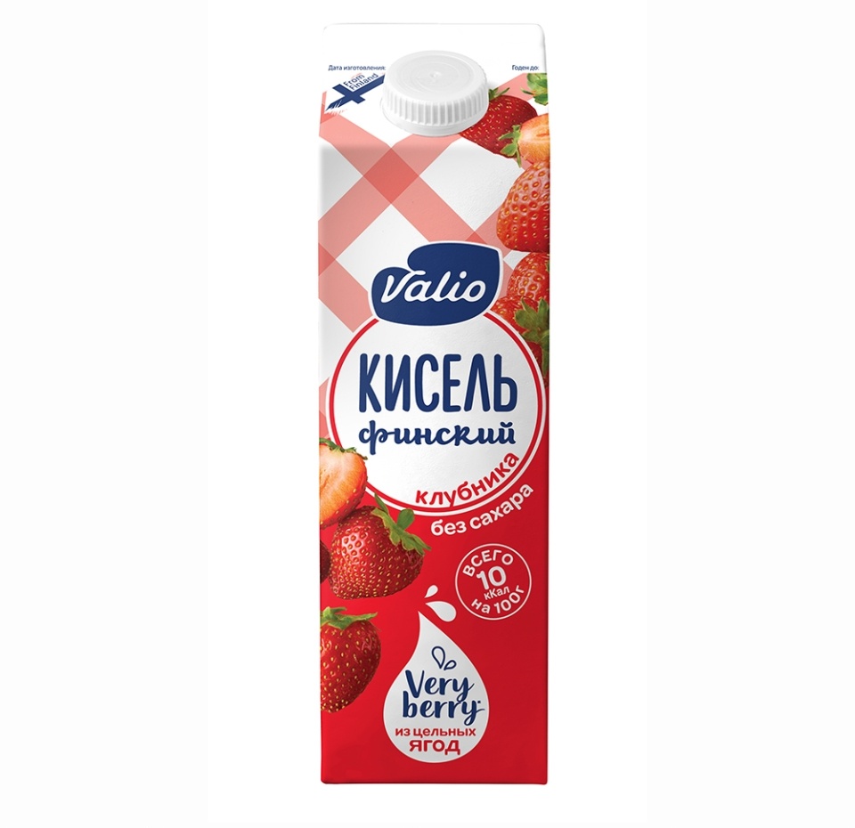 

Кисель Valio клубника виноград без сахара Финляндия 950 мл