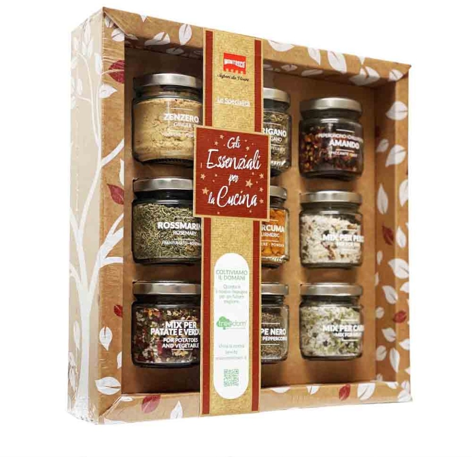 

Набор специй Gli essenziali per la cucina, Montosco, 1 шт., Италия