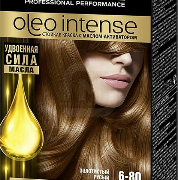 Краска для волос Syoss Oleo Intense 6-80 Золотистый русый, 115 мл
