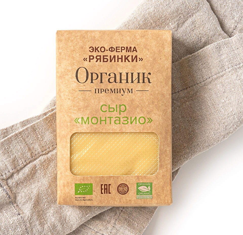 

Сыр «Монтазио» молодой органический, эко-ферма «Рябинки»