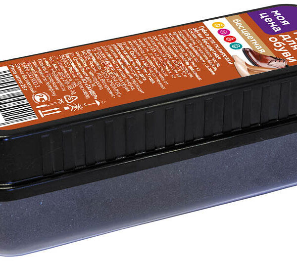 Губка для обуви Мастер Блеск бесцветная