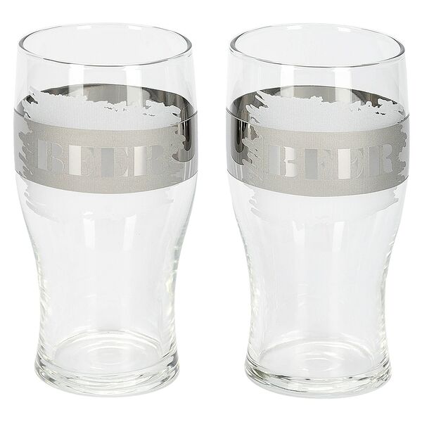 Набор стаканов для пива Promsiz Beer, 2 шт, 570 мл, стекло