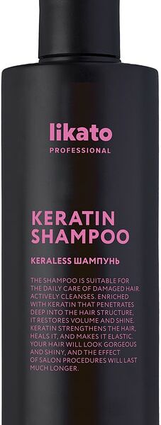 Кератин-шампунь для волос Likato Keraless 250мл