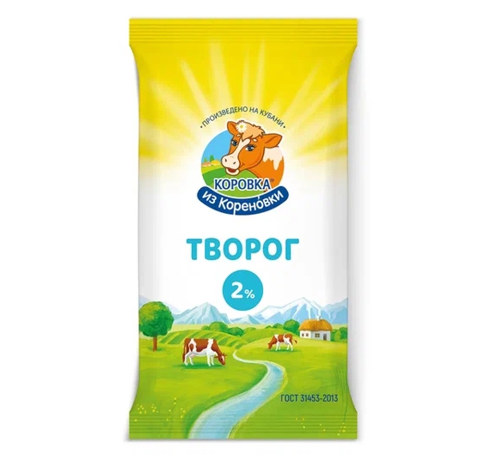 

Творог Коровка из Кореновки 2% 180г