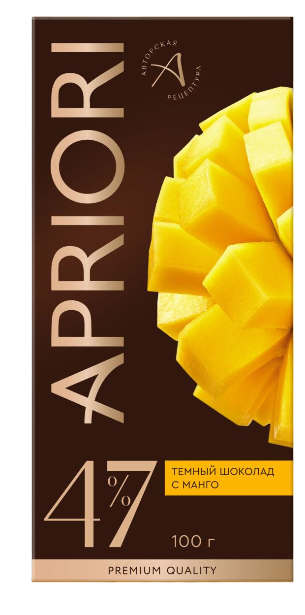 

Шоколад темный Apriori с манго 100 г
